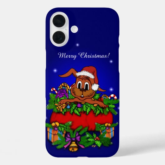 クリスマス・ウサギ Case-Mate iPhoneケース (裏面)