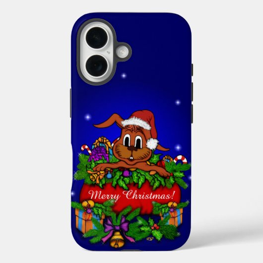 クリスマス・ウサギ Case-Mate iPhoneケース (裏面)