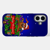 クリスマス・ウサギ Case-Mate iPhoneケース (裏面 (横))