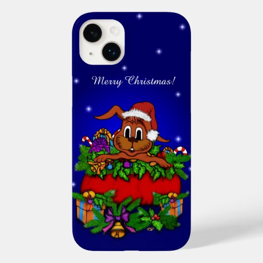 クリスマス・ウサギ Case-Mate iPhoneケース (裏面)