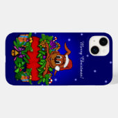クリスマス・ウサギ Case-Mate iPhoneケース (裏面 (横))