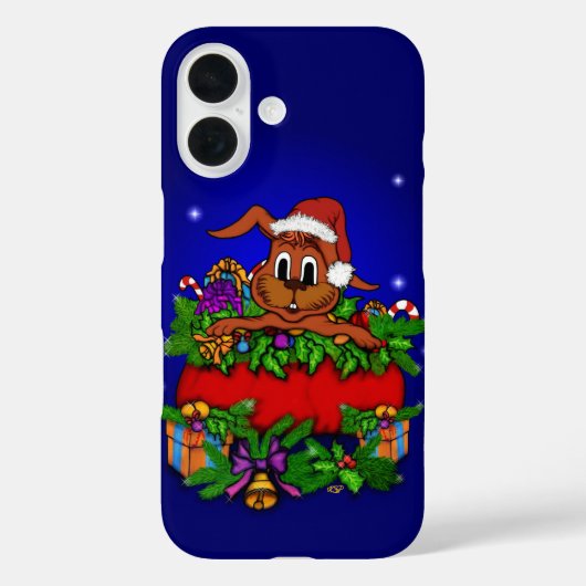 クリスマス・ウサギ Case-Mate iPhoneケース (裏面)