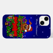 クリスマス・ウサギ Case-Mate iPhoneケース (裏面 (横))