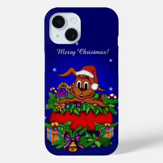 クリスマス・ウサギ Case-Mate iPhoneケース (裏面)