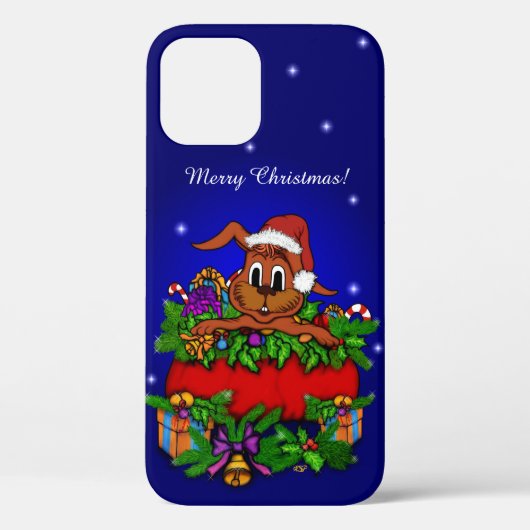 クリスマス・ウサギ Case-Mate iPhoneケース (裏面)