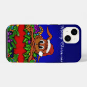 クリスマス・ウサギ iPhoneケース (裏面横)