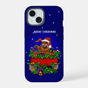 クリスマス・ウサギ iPhone 15ケース