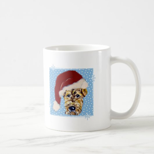 クリスマス・エアデール コーヒーマグカップ (右)