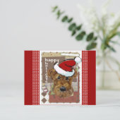 クリスマス・エアデール シーズンポストカード (スタンド正面)