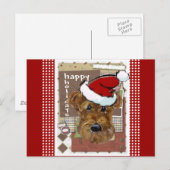 クリスマス・エアデール シーズンポストカード (正面/裏面)