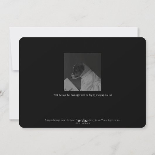 クリスマス·エクスペクテーションズ·フラット·クリスマス·カード シーズンカード (裏面)