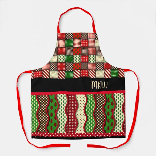 クリスマス エプロン (正面)