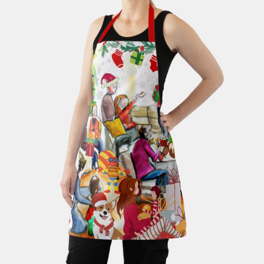 クリスマス エプロン (インサイチュ)