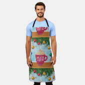 クリスマス エプロン (着用した状態)