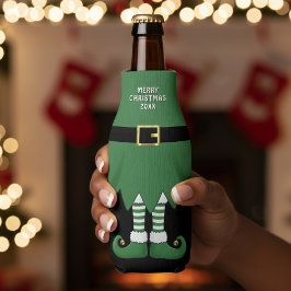 クリスマス エルフ ホリデー グリーン ボトルクーラー
