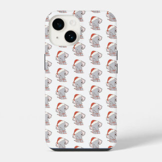 クリスマス エレファント iPhoneケース iPhone 14ケース