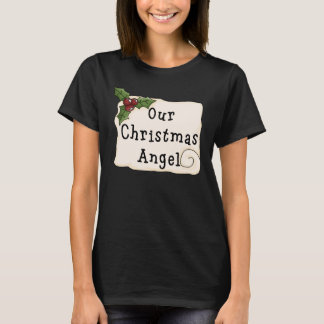 クリスマス・エンジェル女子妊婦のTシャツ Tシャツ