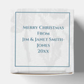 クリスマス・エンジェル・オブ・フェイスブルー・フィリグリー&レース フェイバーボックス (上部)