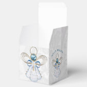 クリスマス・エンジェル・オブ・フェイスブルー・フィリグリー&レース フェイバーボックス (オープン)