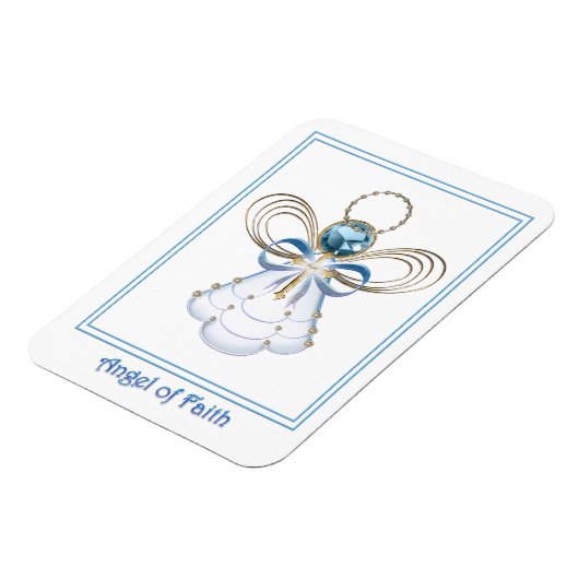 クリスマス・エンジェル・オブ・信仰 マグネット (左側)