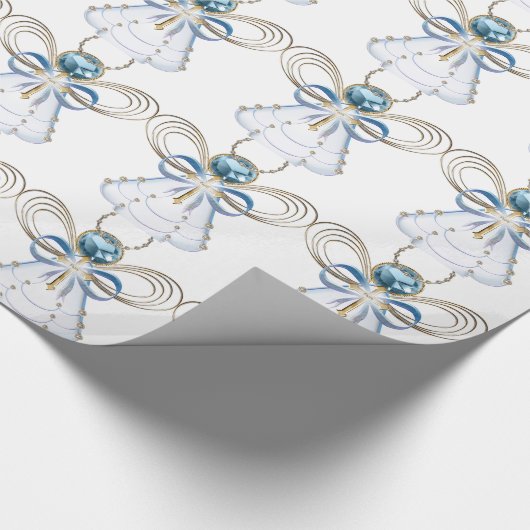 クリスマス・エンジェル・オブ・信仰 ラッピングペーパー (角)