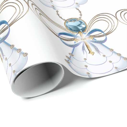 クリスマス・エンジェル・オブ・信仰 ラッピングペーパー (ロールコーナー)