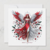 クリスマス・エンジェル カード (正面)