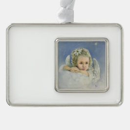 クリスマス・エンジェル シルバープレートフレームオーナメント