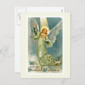 クリスマス・エンジェル シーズンポストカード (正面/裏面)