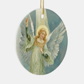 クリスマス・エンジェル セラミックオーナメント (右)