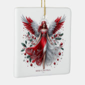クリスマス・エンジェル セラミックオーナメント (右)