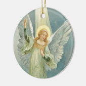 クリスマス・エンジェル セラミックオーナメント (左)