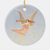 クリスマス・エンジェル セラミックオーナメント (裏面)