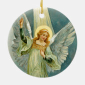クリスマス・エンジェル セラミックオーナメント (裏面)