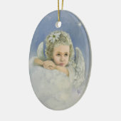 クリスマス・エンジェル セラミックオーナメント (左)