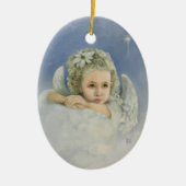 クリスマス・エンジェル セラミックオーナメント (正面)