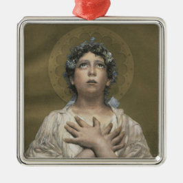 クリスマス・エンジェル メタルオーナメント