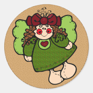 クリスマス・エンジェル ラウンドシール