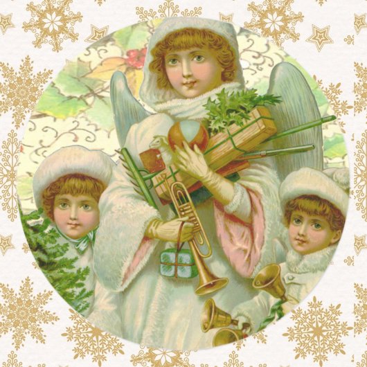 クリスマス・エンジェル ラウンドシール
