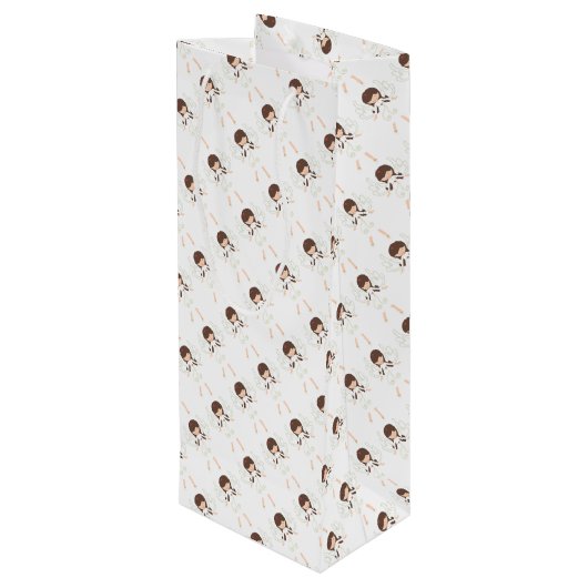 クリスマス・エンジェル ワインギフトバッグ (裏面アングル)