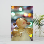 クリスマス・エンジェル 便箋 (スタンド正面)