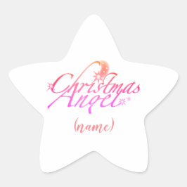 クリスマス・エンジェル 星シール