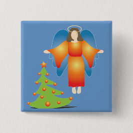 クリスマス・エンジェル 缶バッジ