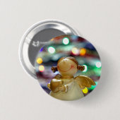 クリスマス・エンジェル 缶バッジ (正面&裏面)