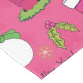 クリスマス・エンジェル、鹿と雪だるま テーブルクロス (アングル)