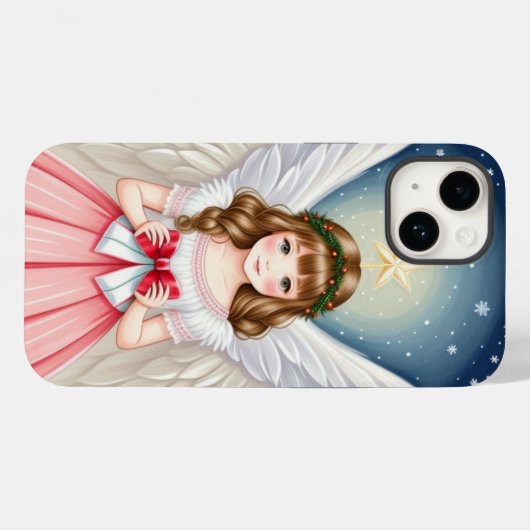 クリスマス・エンジェル Case-Mate iPhoneケース (裏面 (横))