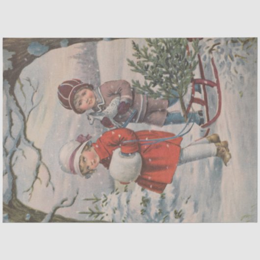 クリスマス エンフェラ シリーズ デザイン 8 薄葉紙 (正面)