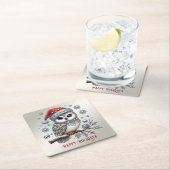 クリスマス オウル ホリデー ペーパーコースター (インサイチュ)