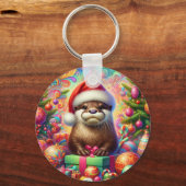 クリスマス・オッター キーホルダー (裏面)