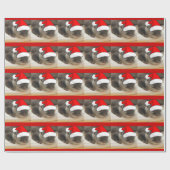 クリスマス・オッター ラッピングペーパー (フラット)